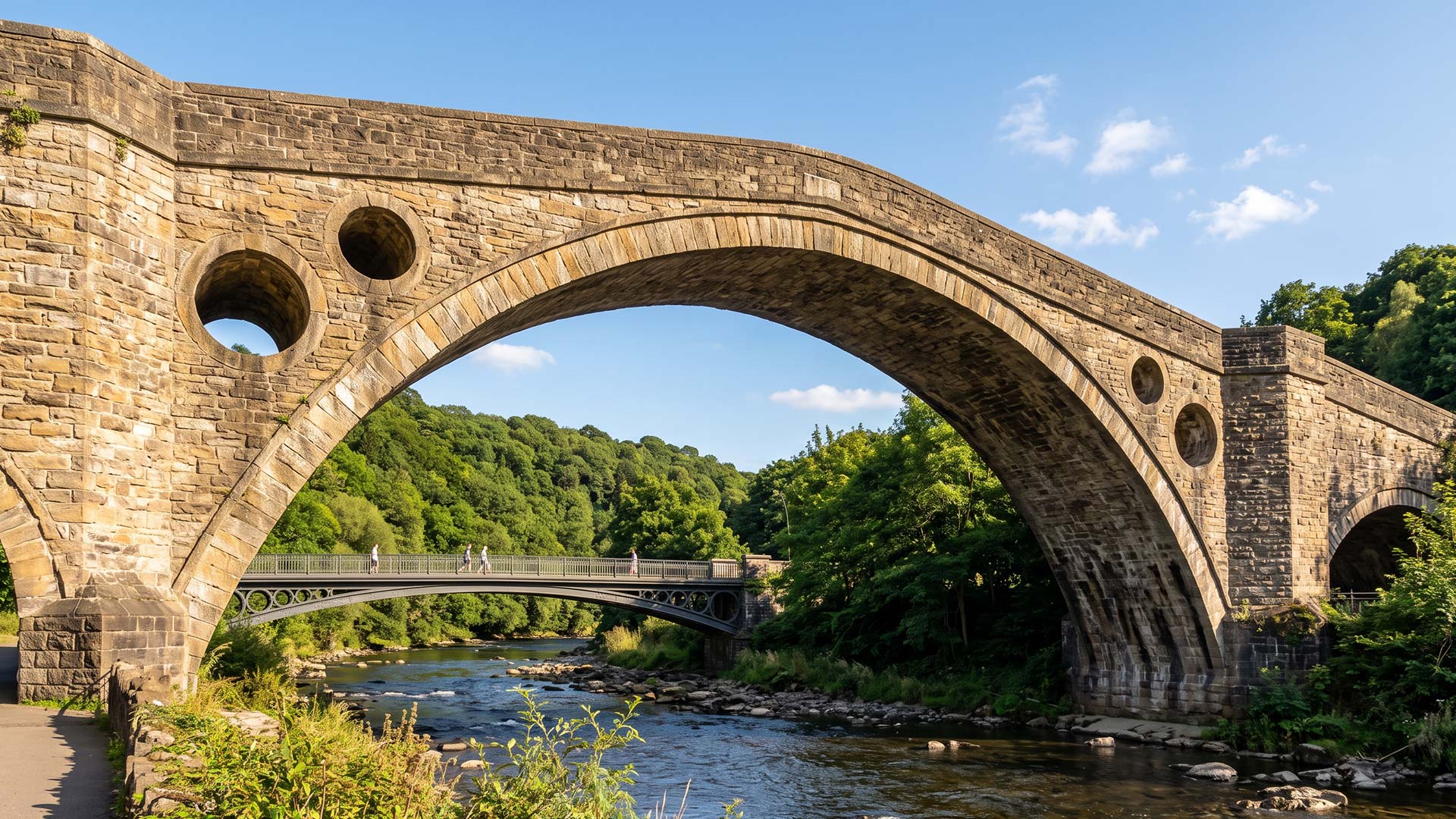 Old Bridge spanning River