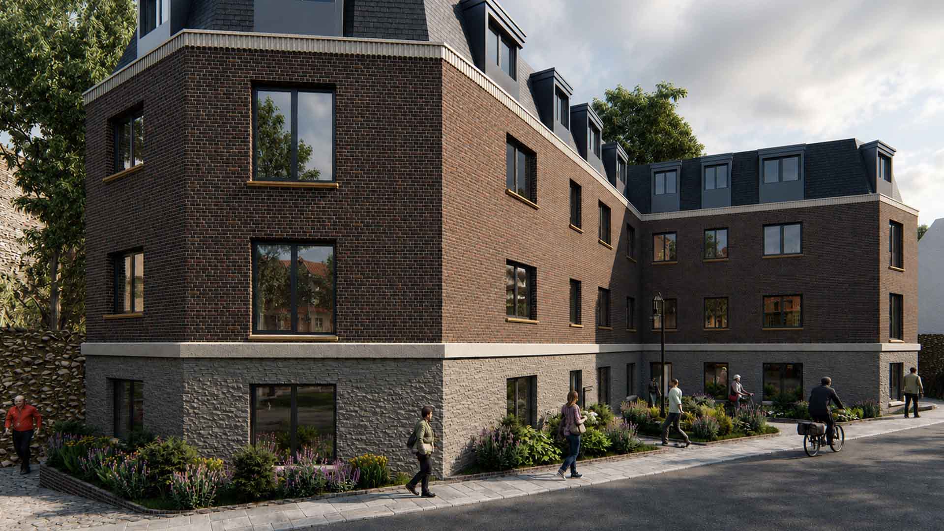 Landscaping with gardern