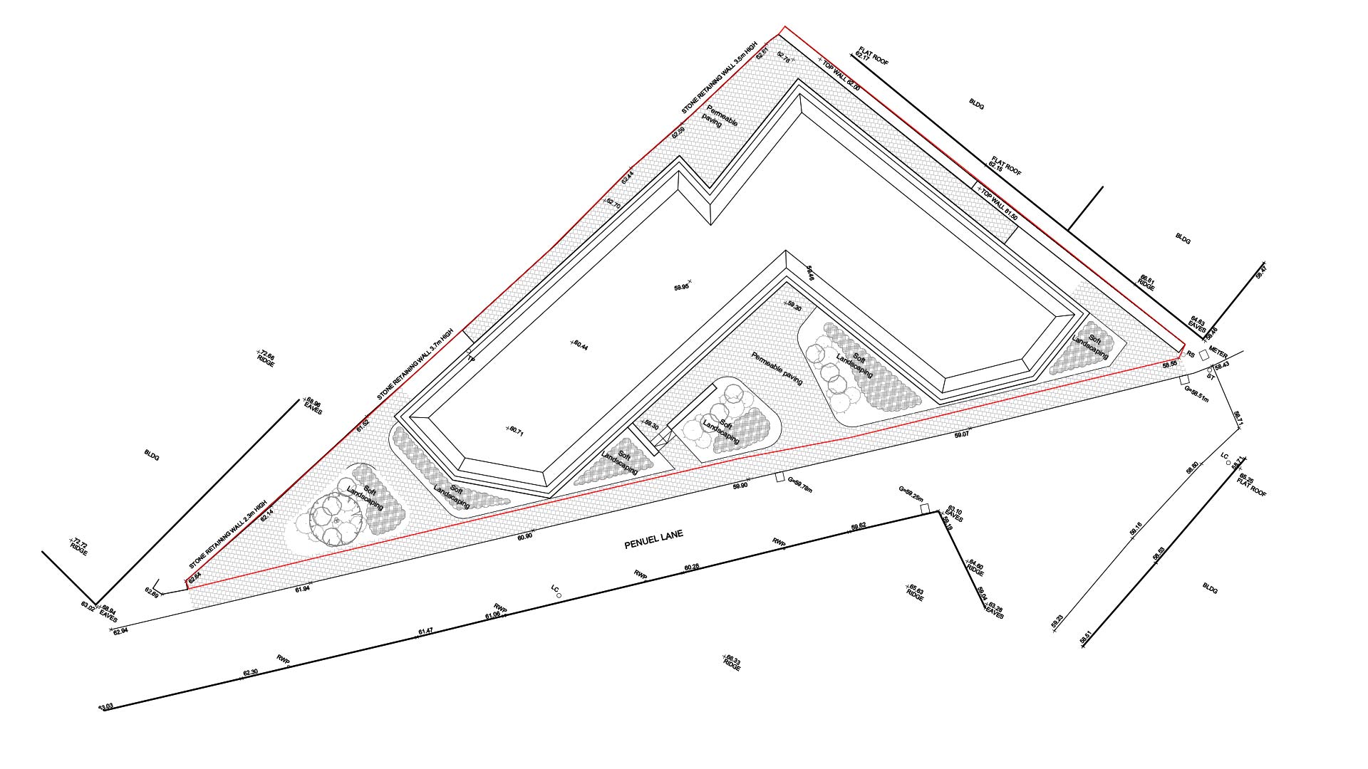 Acutis House proposed site plan