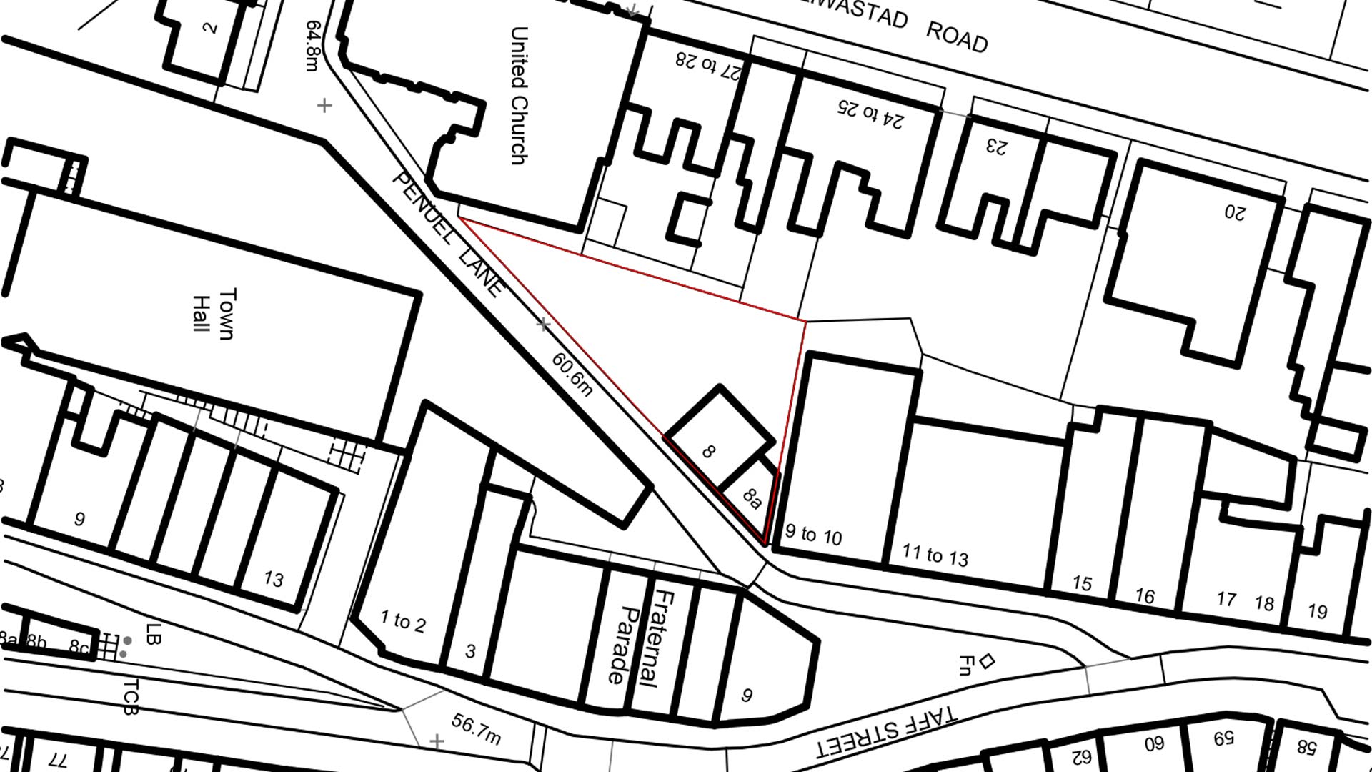 Acutis House site location plan